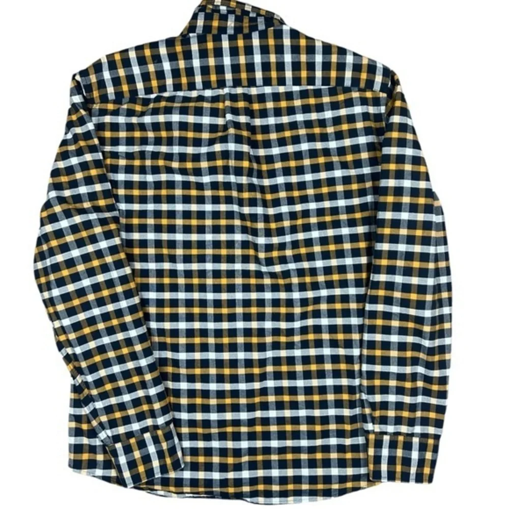 J Crew Shirt Mens Large Button Up flannel Flex Oxford Slim Multicolor Preppy‎